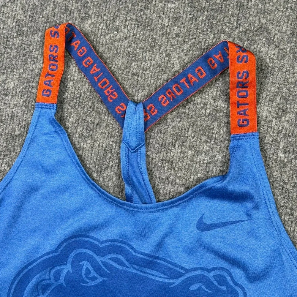 Florida Gators Dri-FIT Nike Tank Top Womens XS Blue Racerback Logo Sportswear